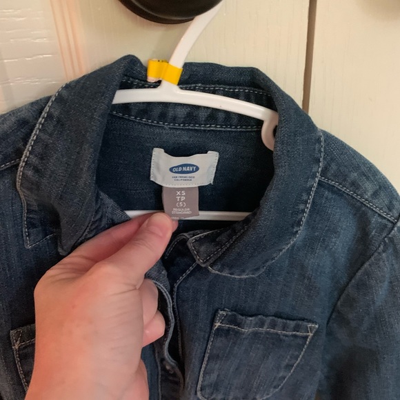 Kids Old Navy Jean Dress/Tunic - Picture 3 of 3